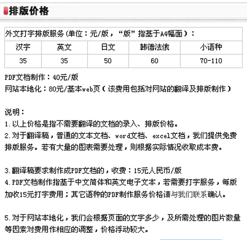 廣州貫日翻譯服務(wù)公司筆譯，口譯，聽譯，同傳及排版的報(bào)價(jià)。