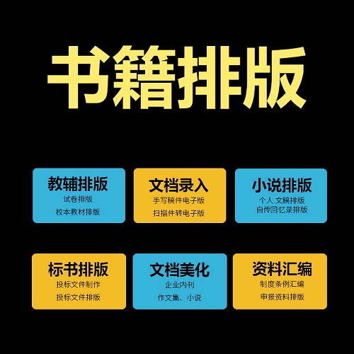 word文檔格式修改 id書籍排版設(shè)計 畫冊制作