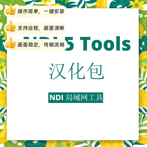 NDI5 tools 漢化包 全套支持遠程安裝