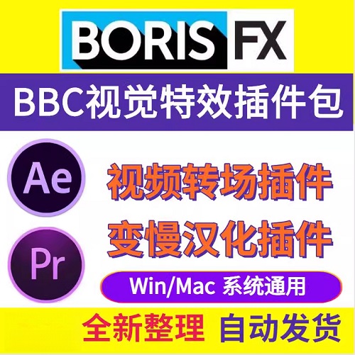 AE/PR視覺特效轉(zhuǎn)場漢化插件