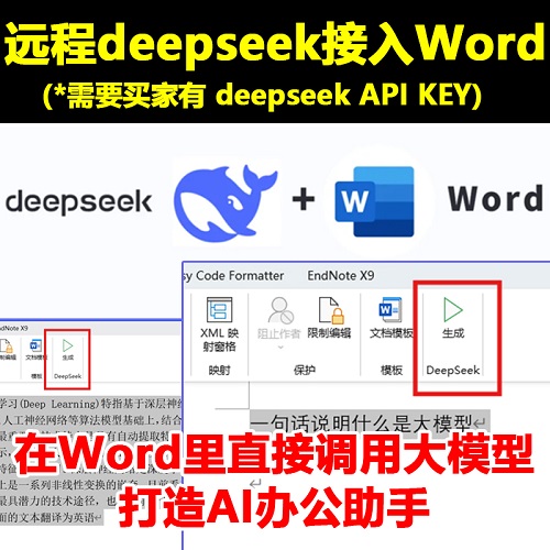 Deepseek接入word WPS 遠(yuǎn)程安裝國(guó)產(chǎn)AI 大模型部署