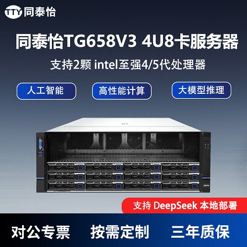 同泰怡 GPU卡服務器 AI科學大模型