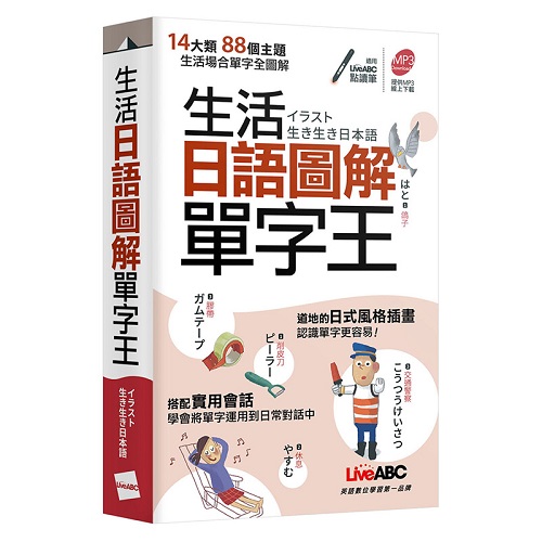 正版書籍 漫爵生活日語圖解單字王 口袋書